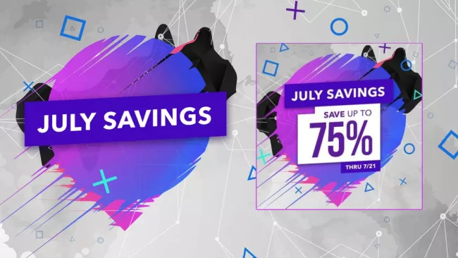 July Savings PlayStation Store在促销中