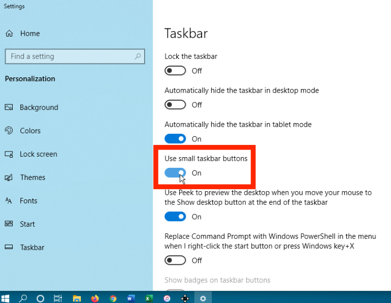 调整Windows 10任务栏的10种方法(5)