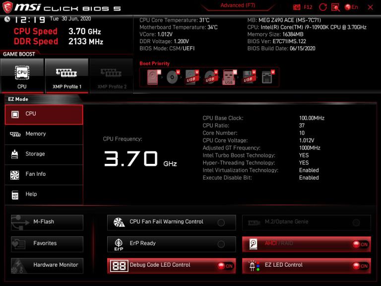 微星MEG Z490 Ace主板评测(9)