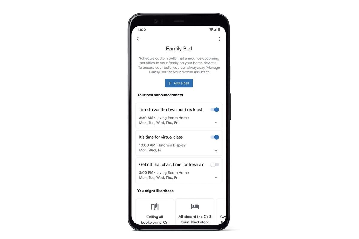 Google Assistant的新Family Bell功能为无尽的夏日增添了结构(1)