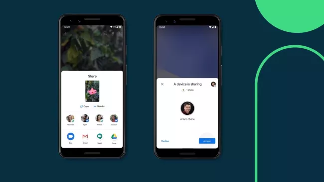 Android的AirDrop竞争对手针对Pixel和三星手机公开发布