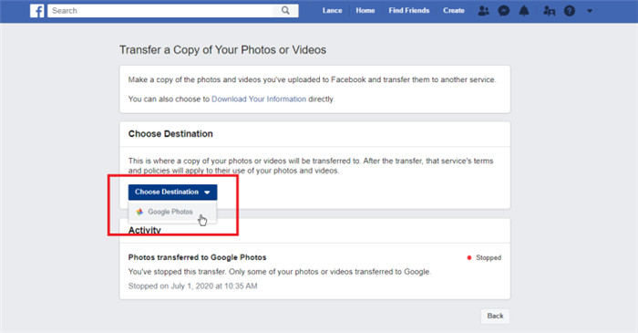 如何将您的Facebook照片和视频传输到Google Photos(4)