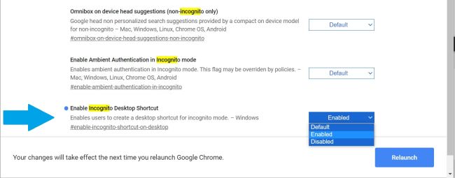 Google Chrome简化了隐身模式可以通过桌面快捷方式启动它(1)