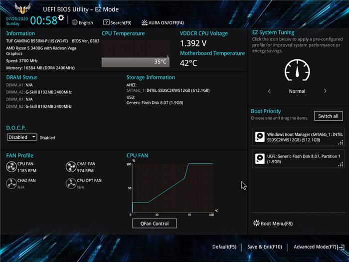 华硕TUF游戏B550M-Plus WiFi评测(7)