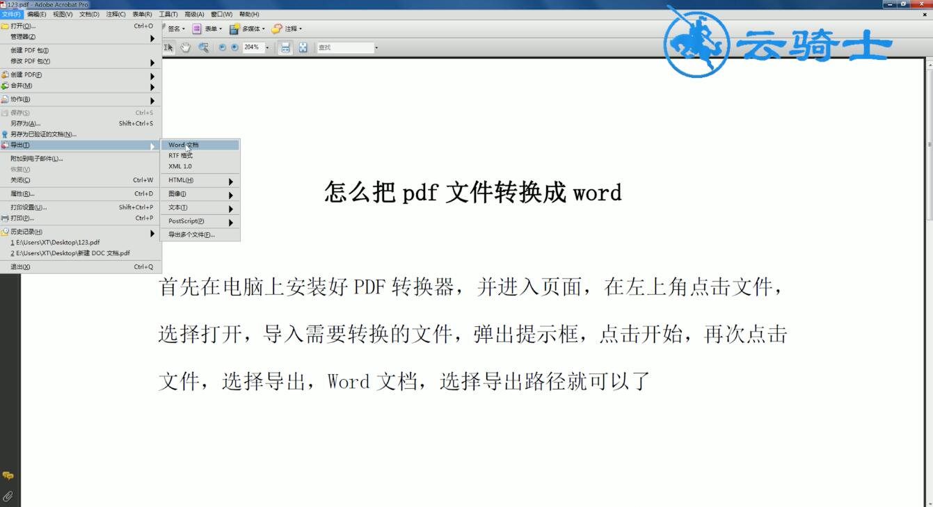 pdf格式怎么转换成word格式(3)