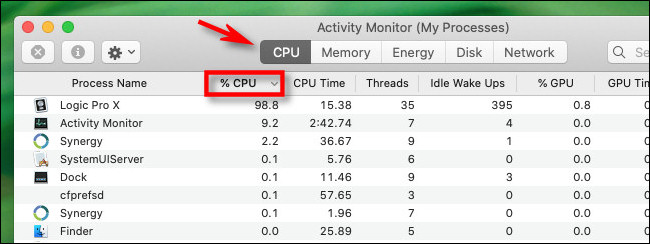 如何在Mac上查看哪个程序正在使用您的所有CPU(4)