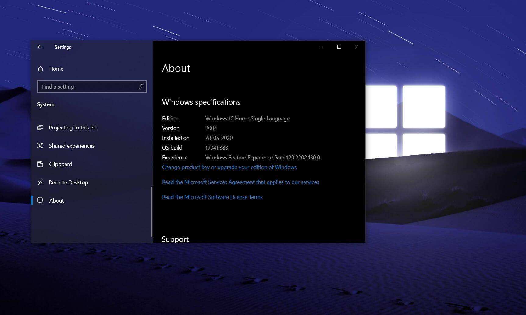 Windows 10 2004此新版本带来了许多修复程序