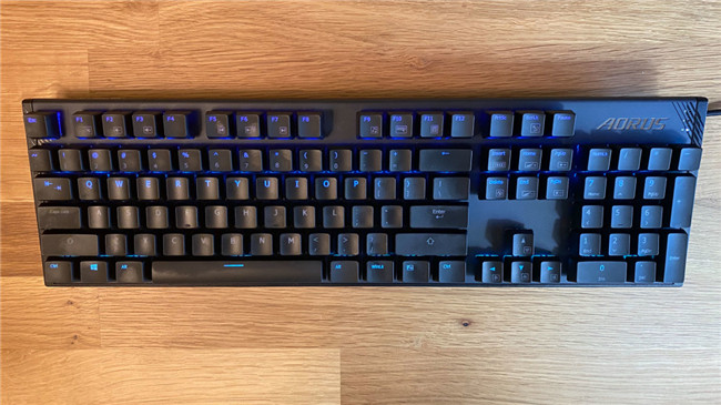 Aorus K1机械游戏键盘评测
