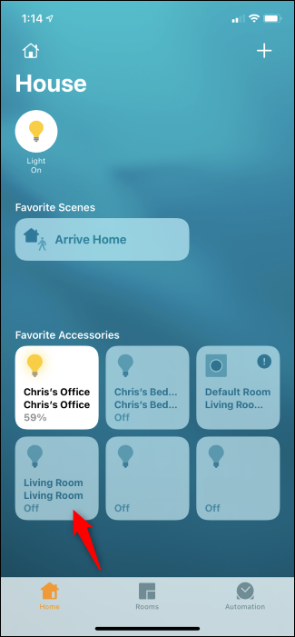 如何在iPhone或iPad的控制中心中控制智能家居设备(5)