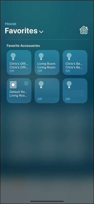 如何在iPhone或iPad的控制中心中控制智能家居设备(4)