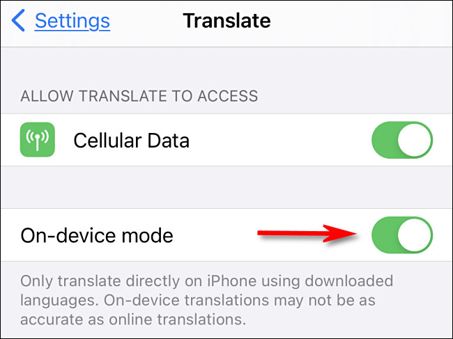 如何在iPhone上的Apple的Translate App中启用离线翻译(3)