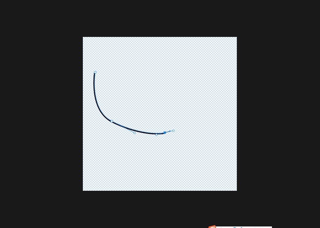 ps如何画出带有颜色的曲线(5)