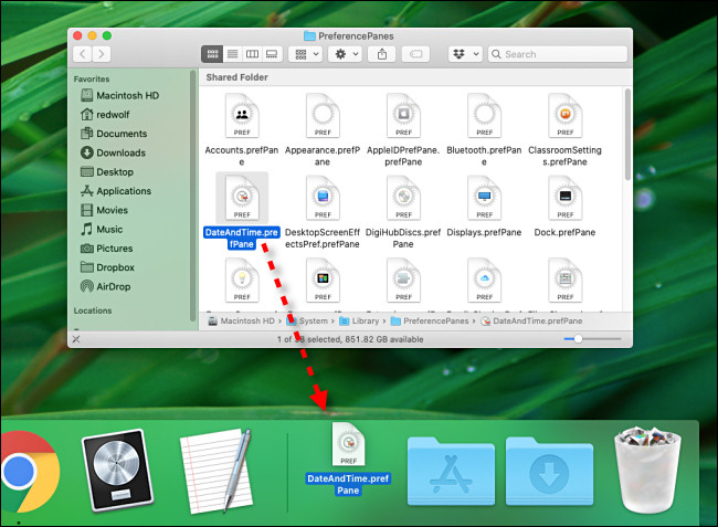 如何将您喜欢的首选项窗格添加到Mac Dock(5)