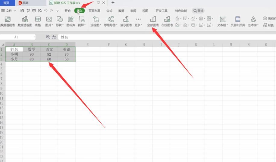 Excel中怎么制作柱状图和增长率折线图(1)