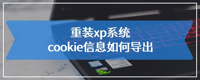 重装xp系统cookie信息如何导出