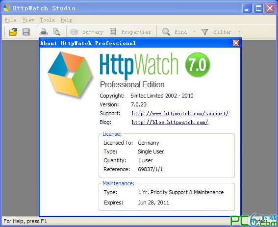 HttpWatch Pro