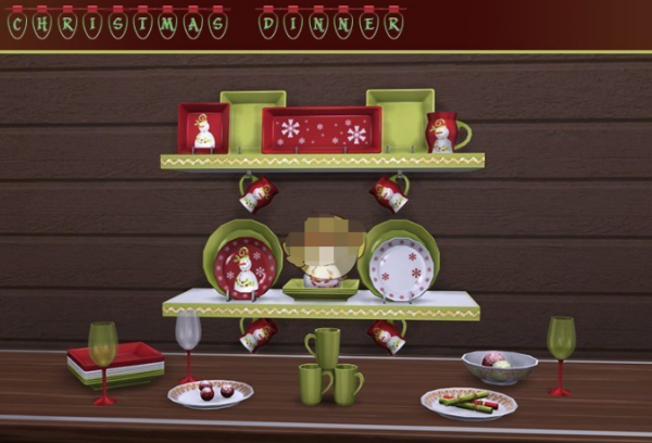 模拟人生4圣诞节风格精致家具MOD