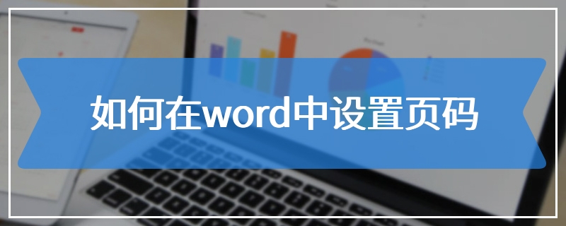 如何在word中设置页码