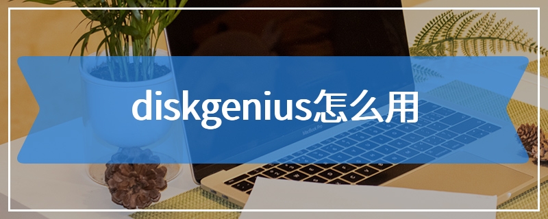 diskgenius怎么用