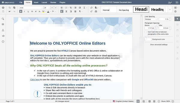 onlyoffice desktop Editors