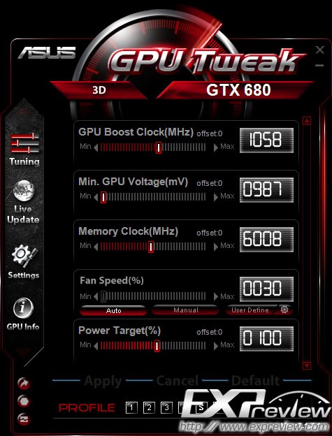 华硕显卡超频软件(ASUS GPU Tweak)