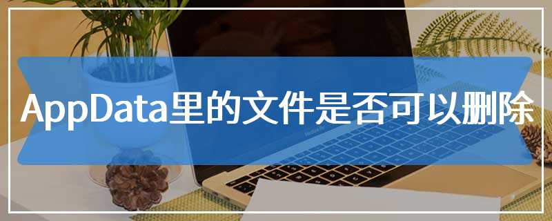 AppData里的文件是否可以删除