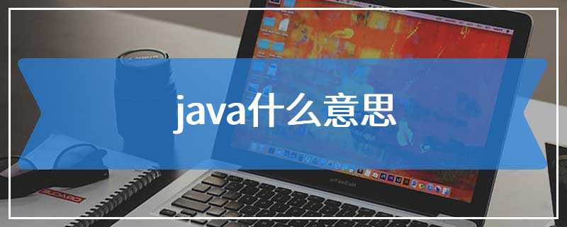 java什么意思