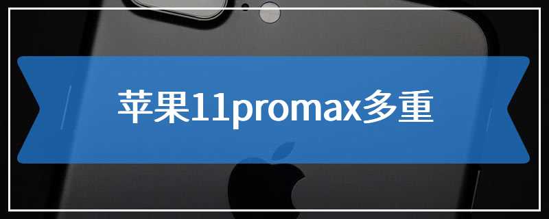 苹果11promax多重