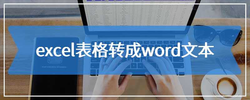 excel表格转成word文本