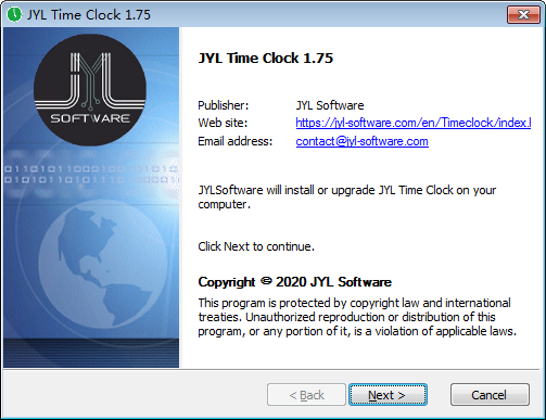 JYL TimeClock(时间追踪管理工具)