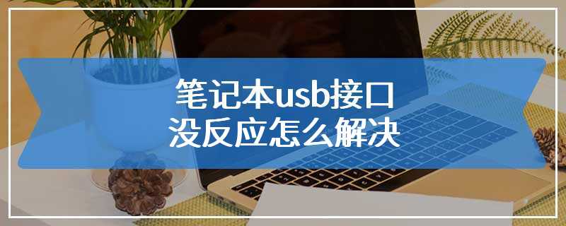 笔记本usb接口没反应怎么解决