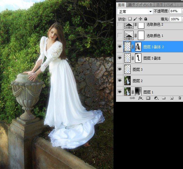 如何使用Photoshop调出新娘照片唯美的柔色效果(6)