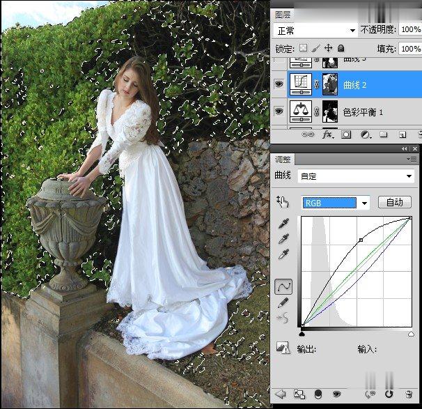 如何使用Photoshop调出新娘照片唯美的柔色效果(2)
