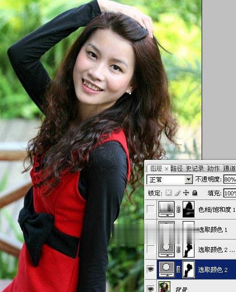 Photoshop怎么为曝光过度的美女增加甜美肤色(2)
