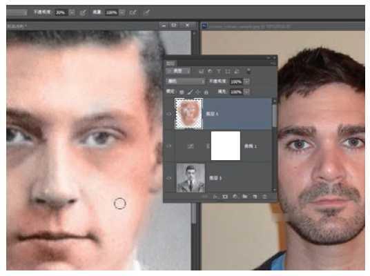 怎样用photoshop修复老照片(13)
