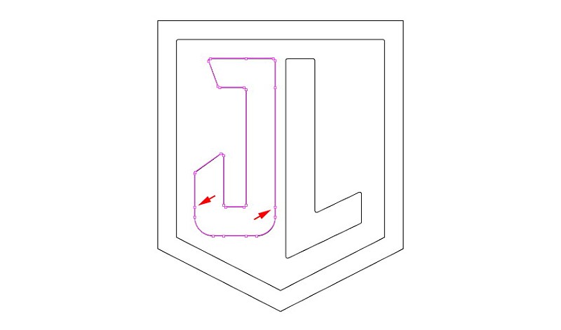 如何使用AI创建正义联盟LOGO(25)