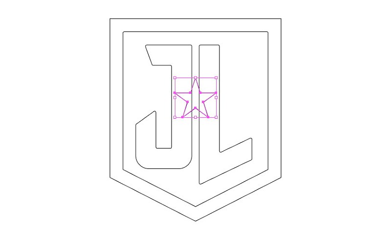 如何使用AI创建正义联盟LOGO(29)