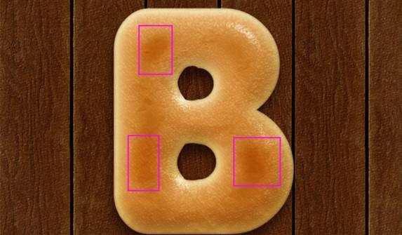 ps制作面包圈字体(52)