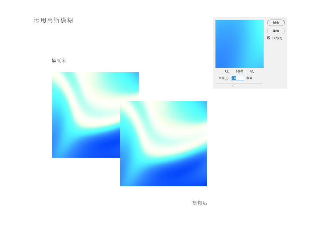 ps如何制作抽象渐变背景(6)