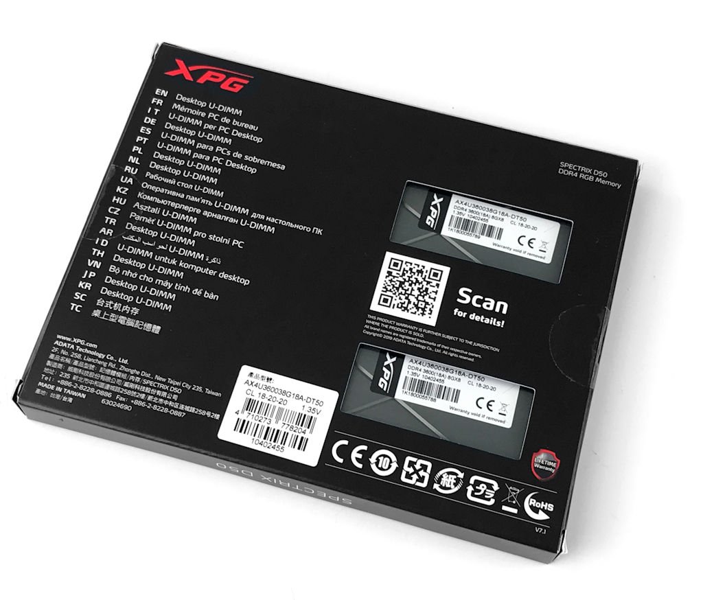 XPG Spectrix D50 DDR4