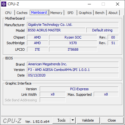 GIGABYTE B550 AORUS MASTER 主机板