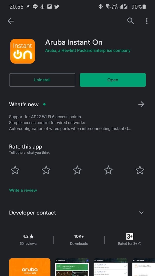 Aruba Instant On AP11D 商业接入点