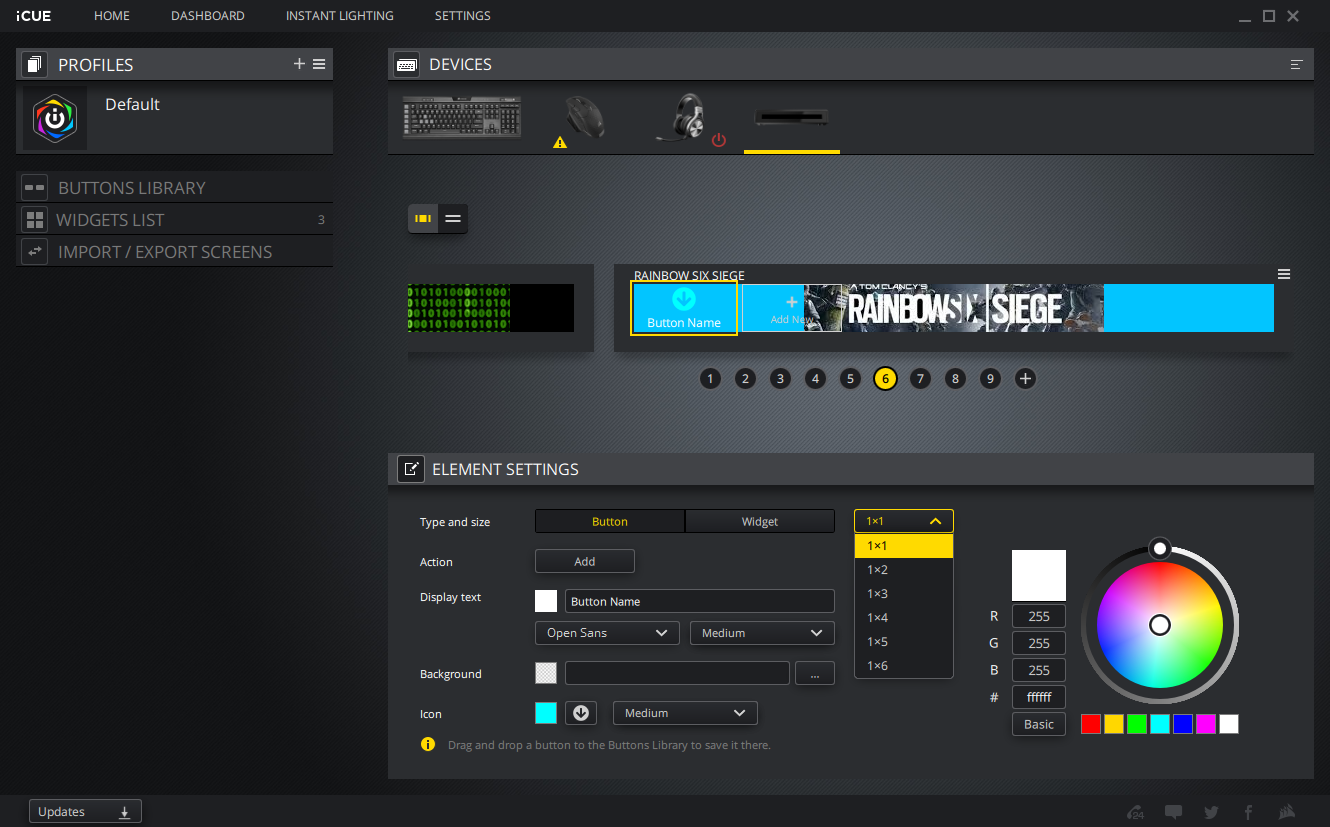 CORSAIR iCUE NEXUS