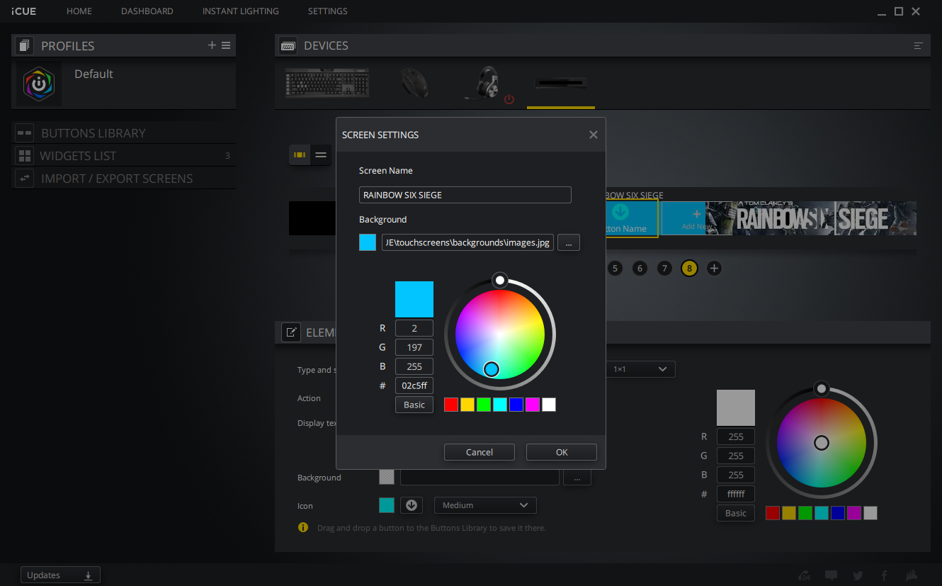 CORSAIR iCUE NEXUS