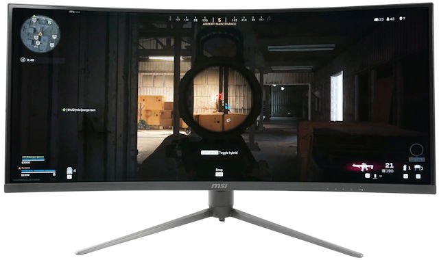 1500R 曲面、ARGB 灯环 MSI OPTIX MAG342CQRV 34 吋电竞显示器评测(10)