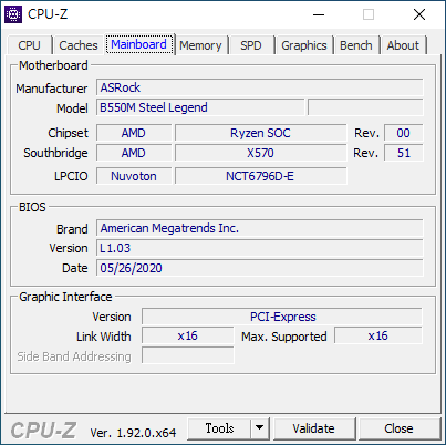 ASROCK B550M Steel Legend