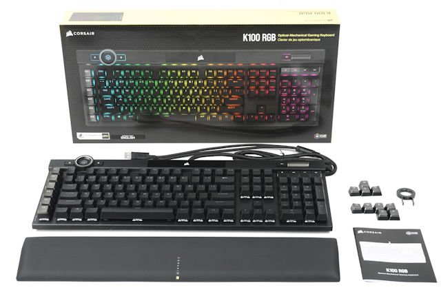 CORSAIR K100 RGB 电竞机械键盘 开箱