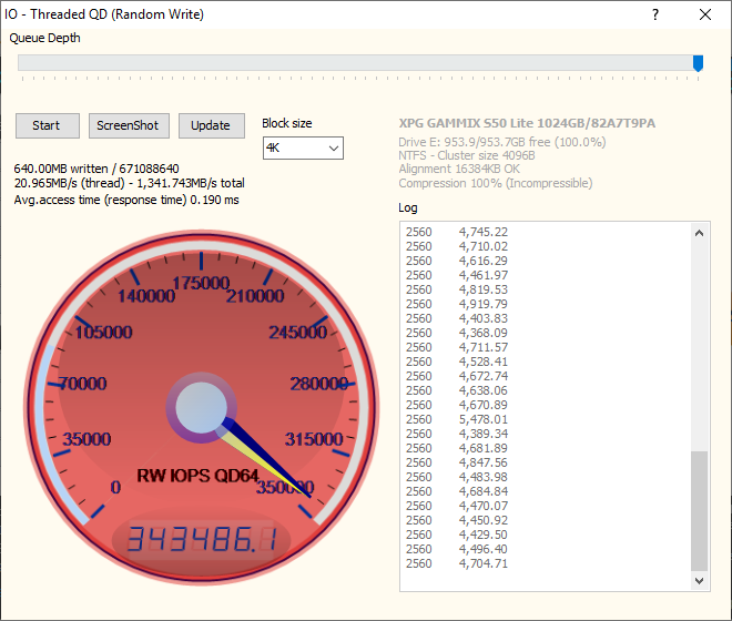 主流级 Gen 4 SSD 来了 !! ADATA XPG GAMMIX S50 Lite 1TB SSD(13)