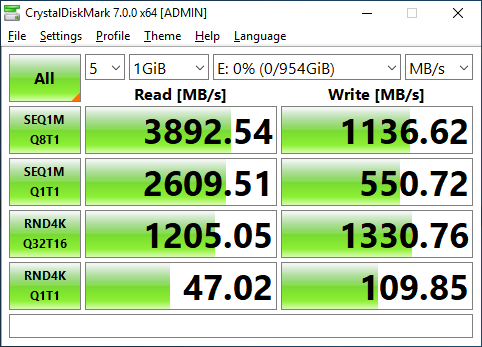 主流级 Gen 4 SSD 来了 !! ADATA XPG GAMMIX S50 Lite 1TB SSD(8)