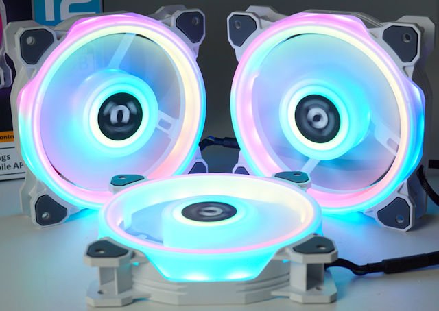 54 颗 LED、4 环灯效 Thermaltake Riing Quad 12 RGB 风扇(5)